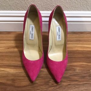 Pink Jimmy Choo Pumps